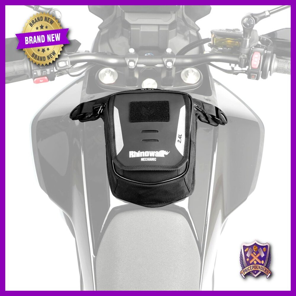 Motorcycle Tank Bag Magnetic Strap Convertible Multifunctional Travel Accessory